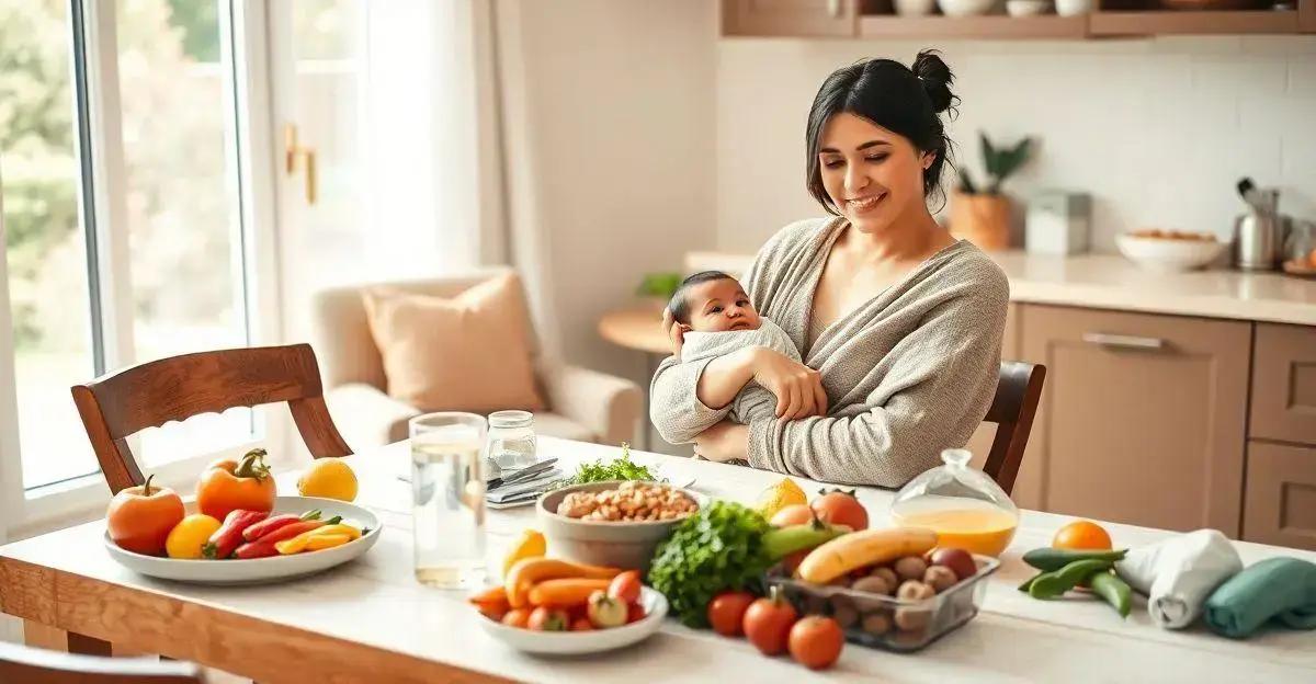 Dicas de Alimentação para a Mãe Recentemente Parida