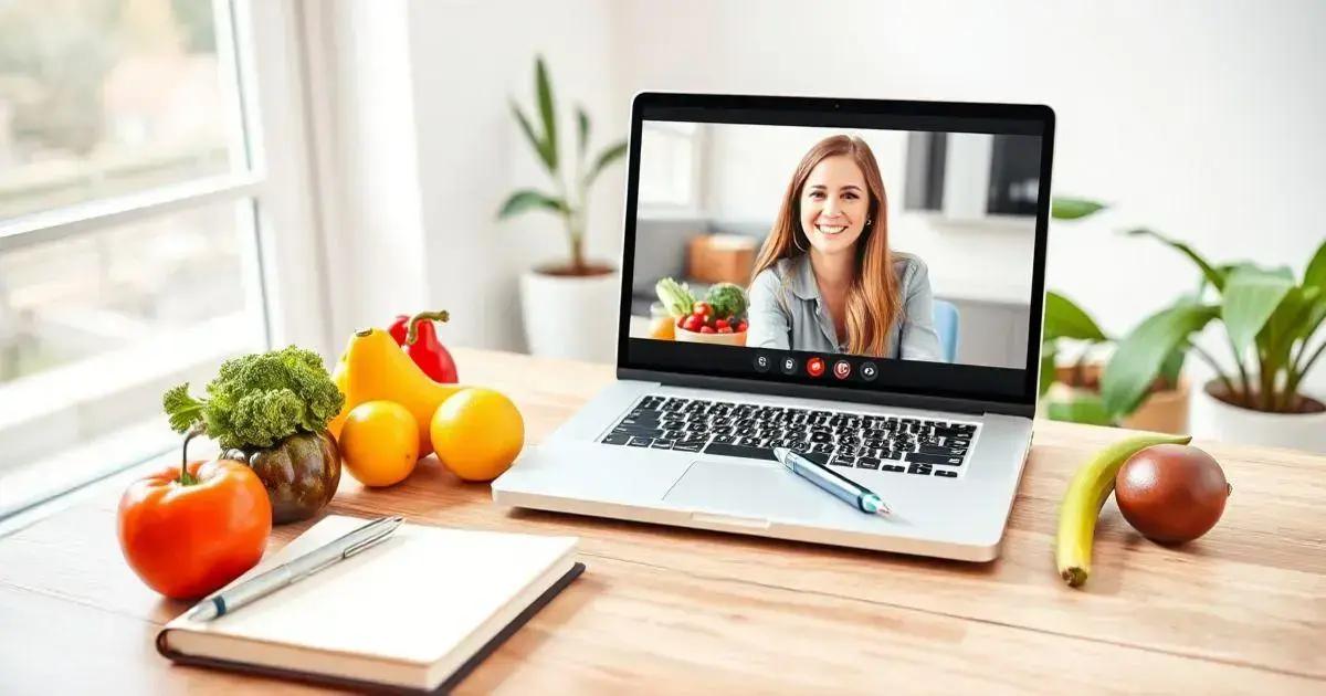 Vantagens de consultar um nutricionista online